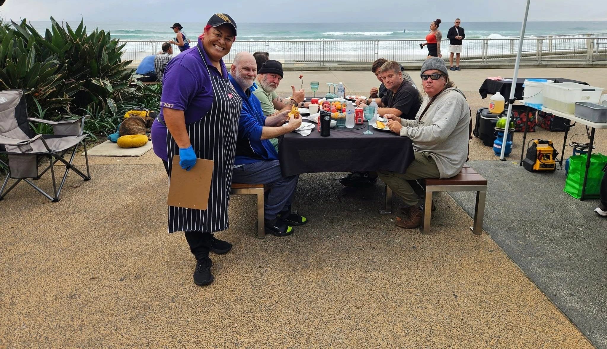Community gathering at the bookstore