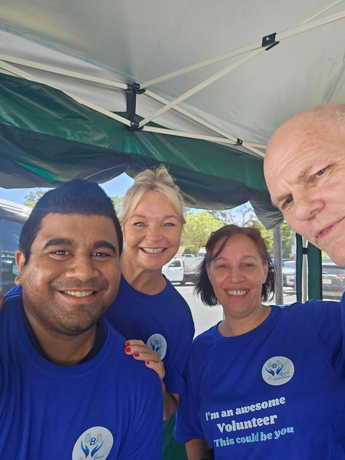 Birch Foundation volunteers during Thursday night outreach